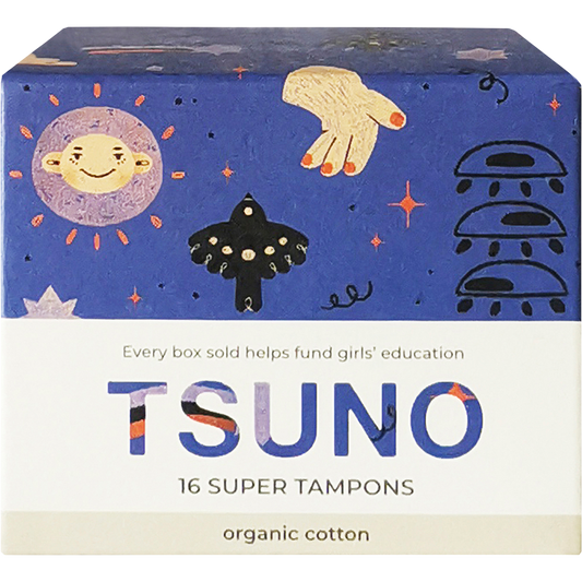 Tsuno Organic Cotton Tampons Super