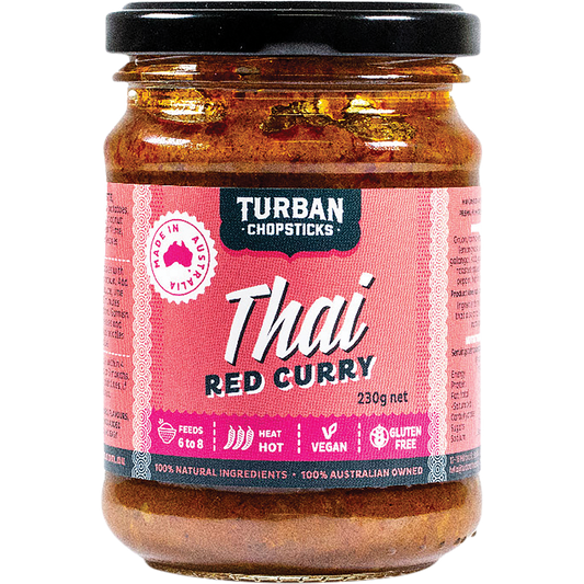 Turban Chopsticks Curry Paste Thai Red Curry