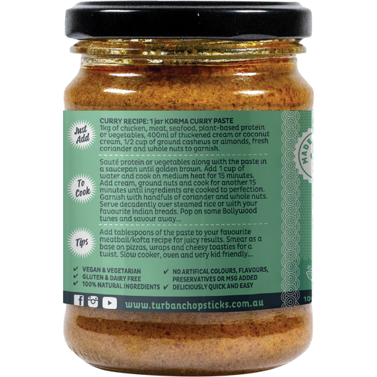 Turban Chopsticks Curry Paste Korma Curry