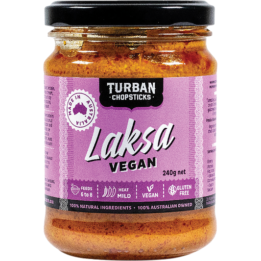 Turban Chopsticks Curry Paste Laksa Vegan