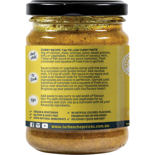 Turban Chopsticks Curry Paste Yellow Curry