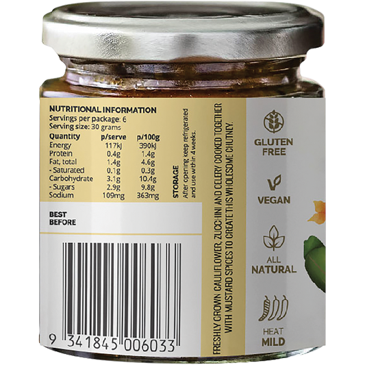 Turban Chopsticks Chutney Cauliflower