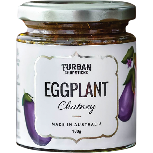 Turban Chopsticks Chutney Eggplant
