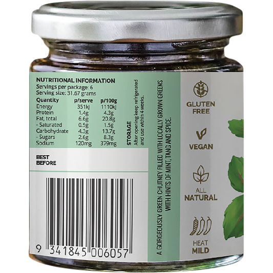 Turban Chopsticks Chutney Kale & Mint