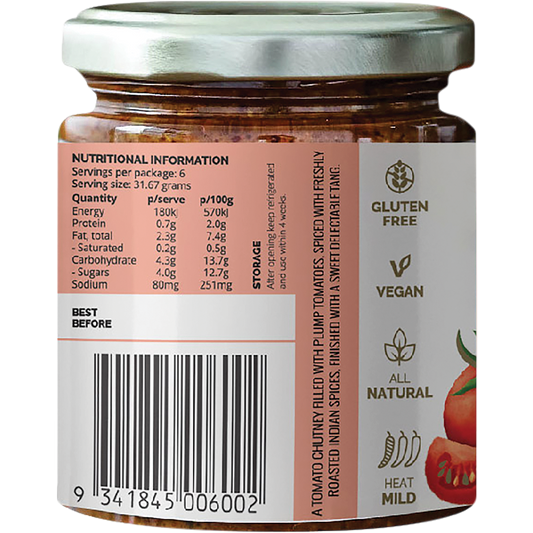 Turban Chopsticks Chutney Tomato