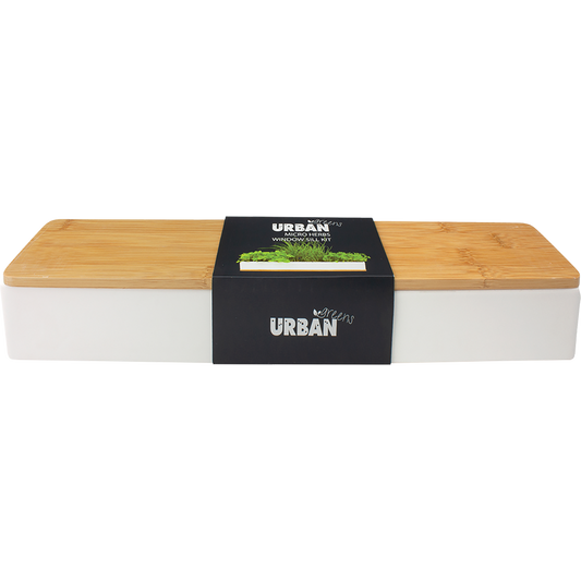 Urban Greens Windowsill Grow Kit Microherbs 45x8x6cm