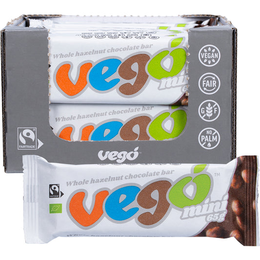 VEGO Whole Hazelnut Chocolate Bar Mini x 20