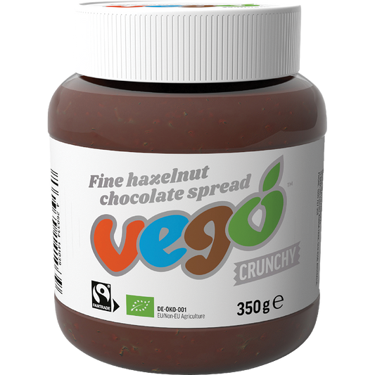 Vego Hazelnut Chocolate Spread Crunchy - Box of 6