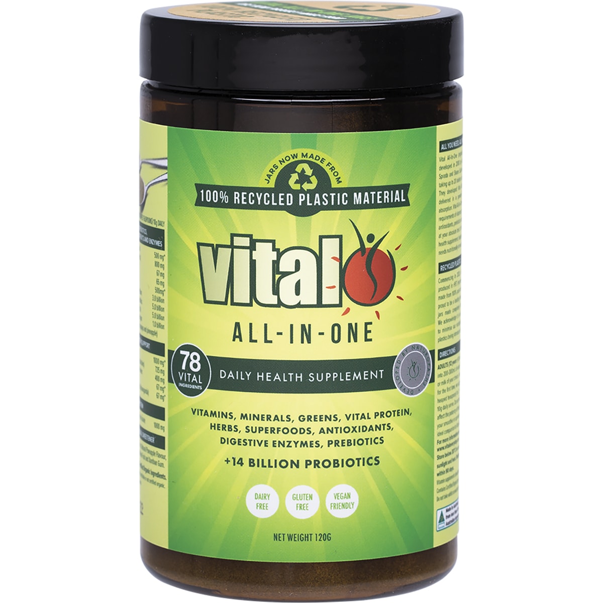 MARTIN & PLEASANCE Vital All-In-One Daily Health Supplement 1 x 120g