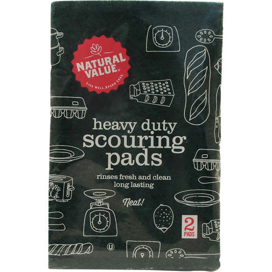 Natural Value Heavy Duty Scouring Pads