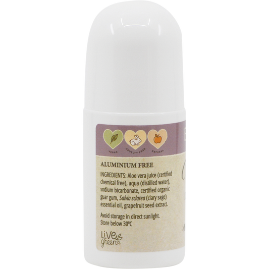 Vrindavan Roll-On Deodorant Eco Family Clary Sage Aluminium Free