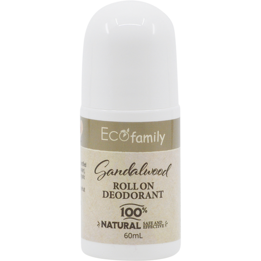 Vrindavan Roll-On Deodorant Eco Family Sandalwood Aluminium Free