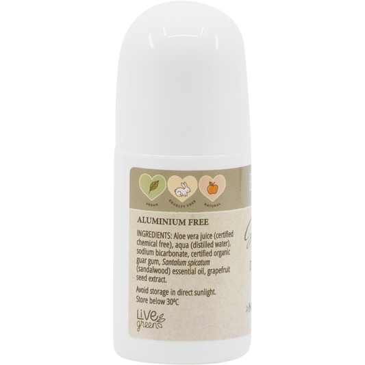 Vrindavan Roll-On Deodorant Eco Family Sandalwood Aluminium Free