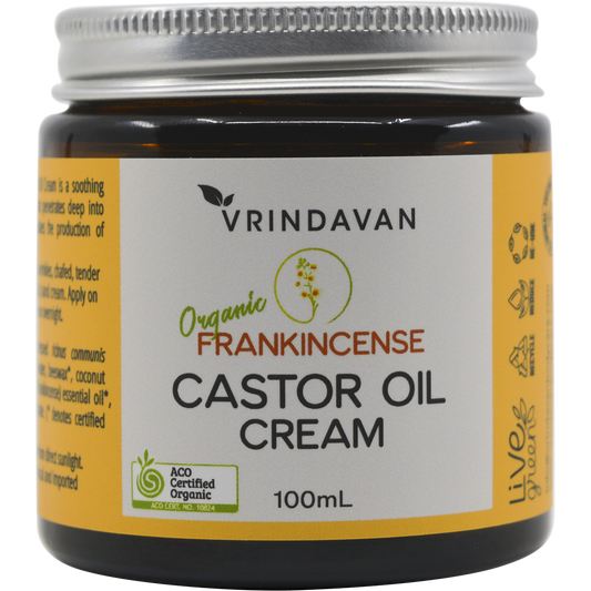 Vrindavan Castor Oil Cream Frankincense