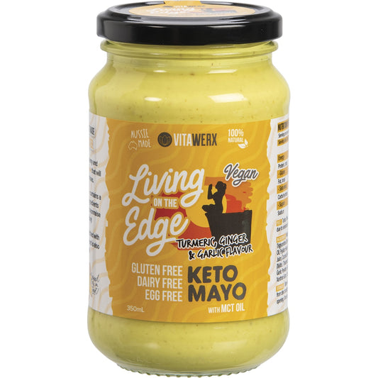 VITAWERX Keto Mayo Living On The Edge Turmeric, Ginger & Garlic 1 x 375ml