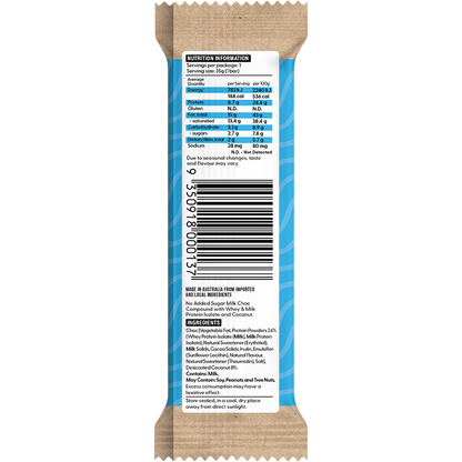 Vitawerx Protein Milk Choc Bar Coconut Rough