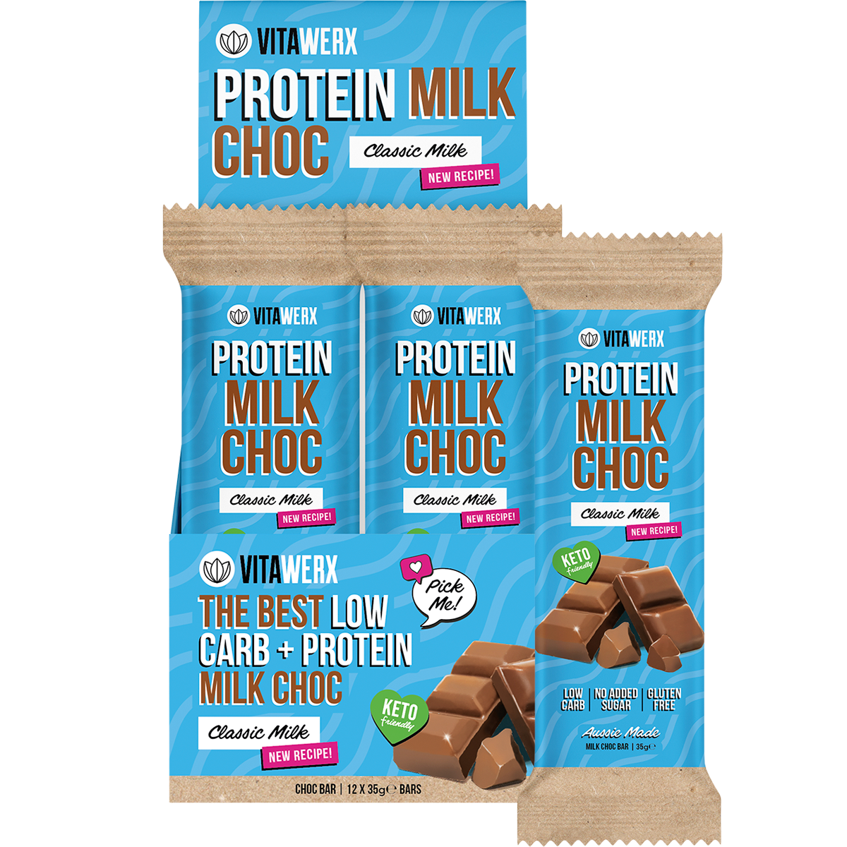 Vitawerx Protein Milk Choc Bar