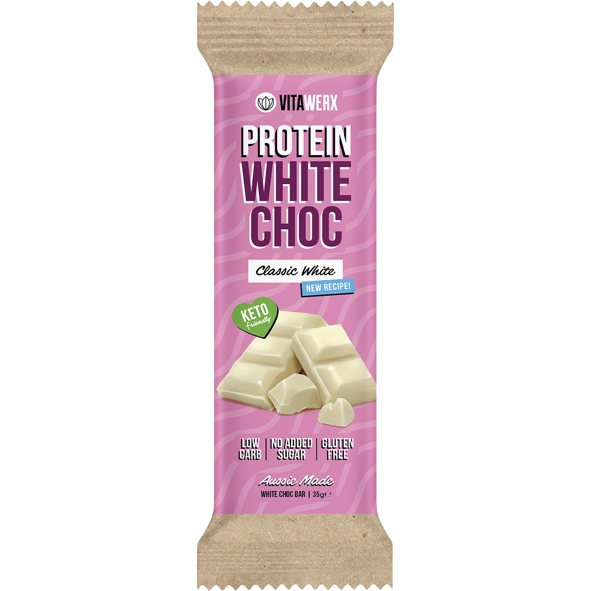 Vitawerx Protein White Choc Bar
