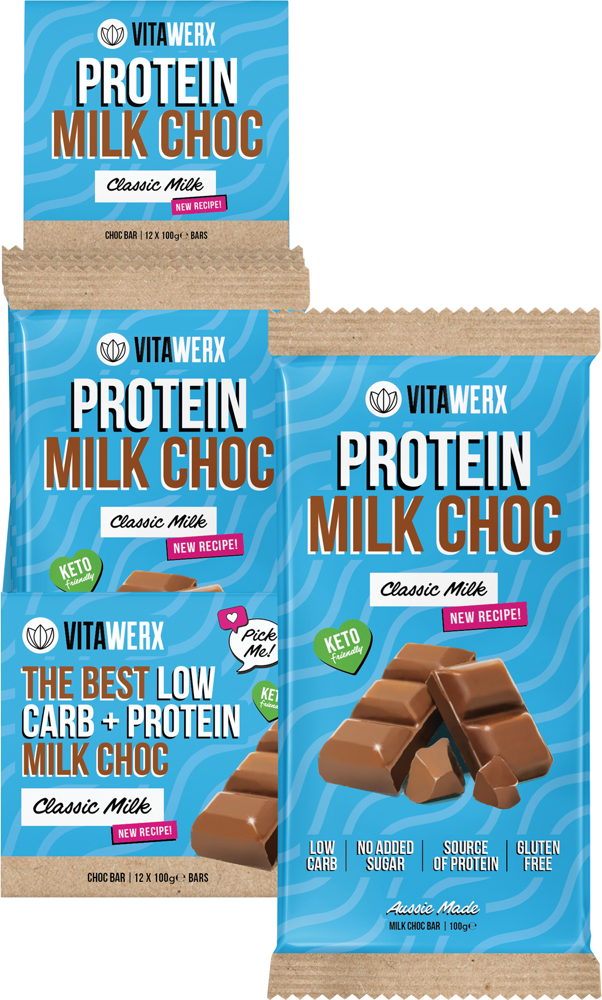 Vitawerx Protein Milk Choc Bar