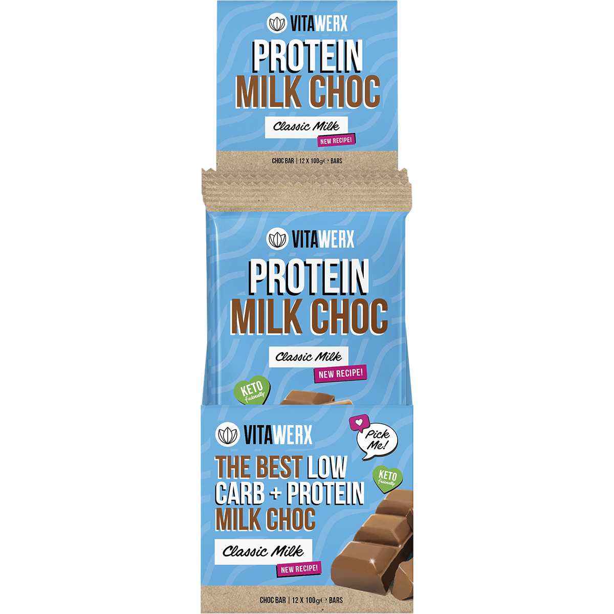 Vitawerx Protein Milk Choc Bar