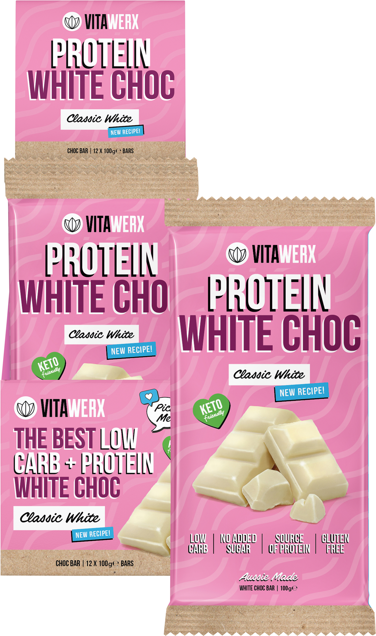 Vitawerx Protein White Choc Bar