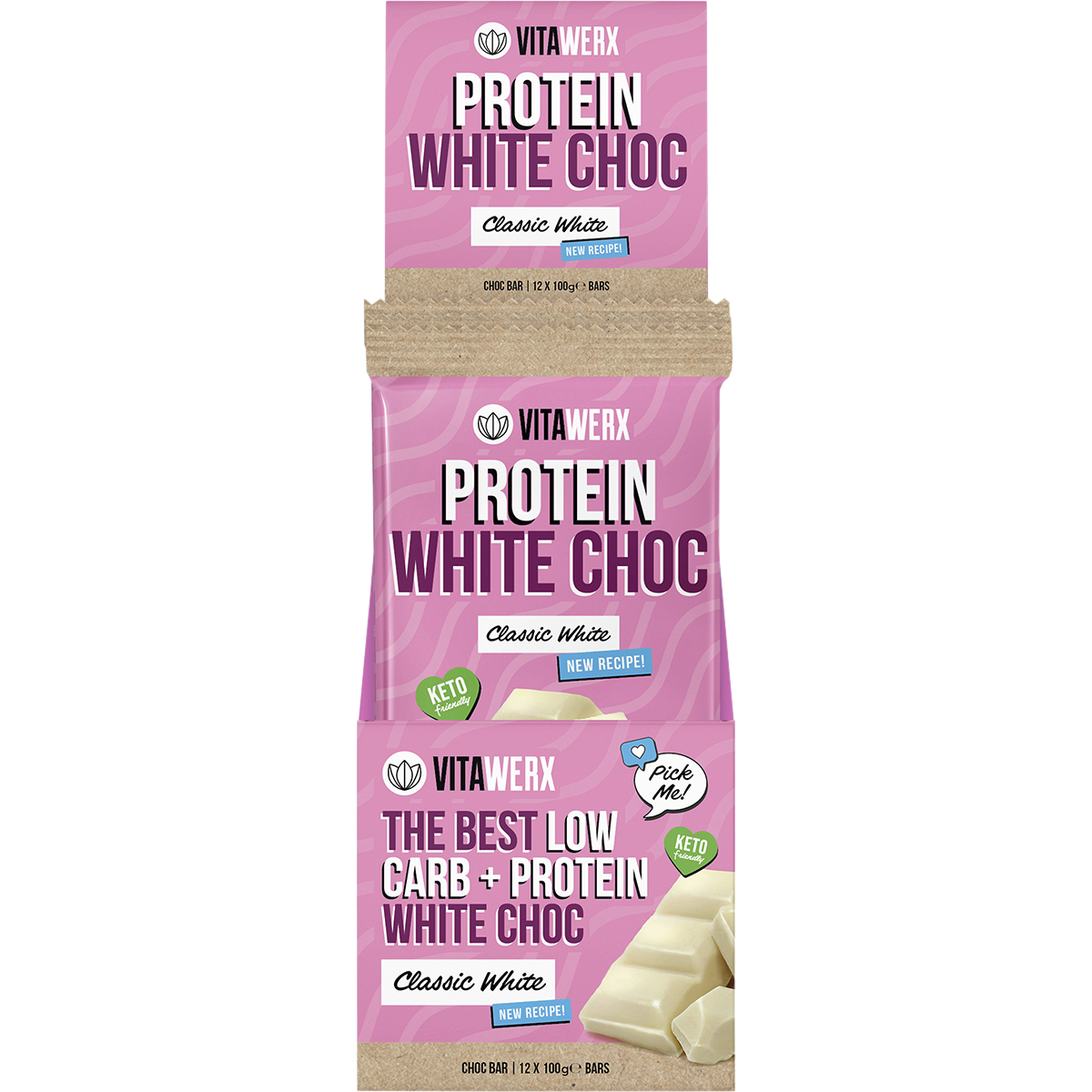 Vitawerx Protein White Choc Bar