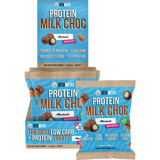 Vitawerx Milk Choc Coated Almonds - Box of 10