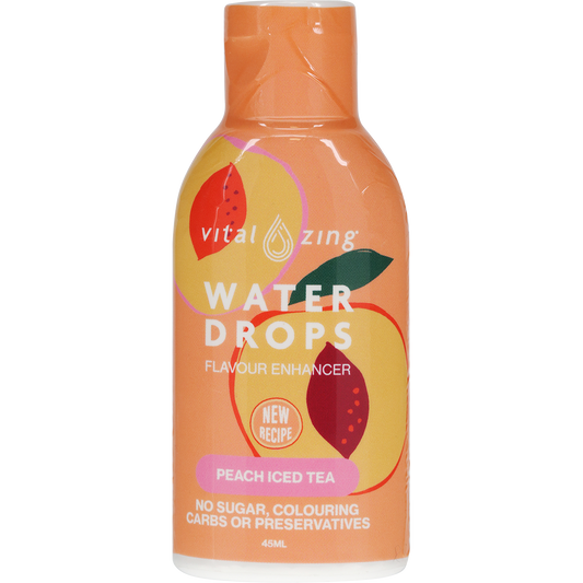 Vital Zing Water Drops Peach Iced Tea