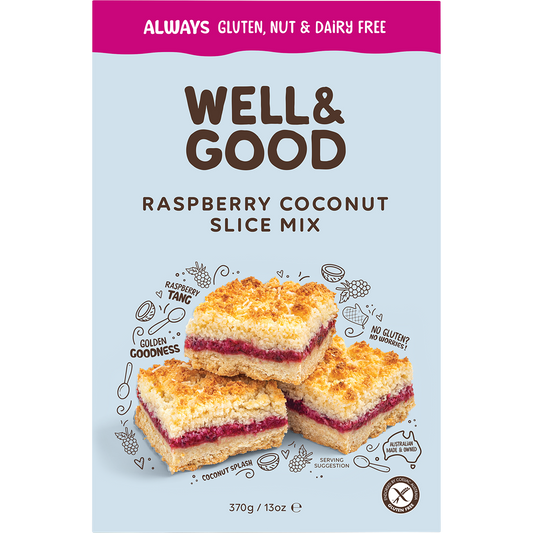 Well & Good Raspberry Coconut Slice Mix