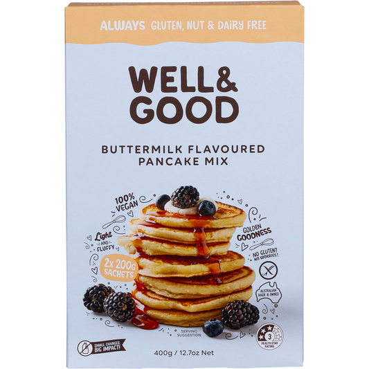 Well & Good Buttermilk Flavoured Pancake Mix