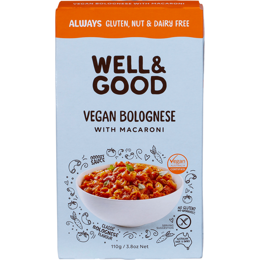Well & Good Vegan Bolognese with Macaroni