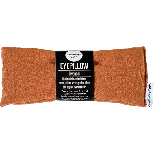 Wheatbags Love Eyepillow Luxe Linen Copper Lavender Scented