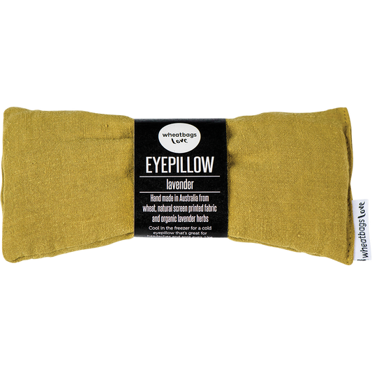 Wheatbags Love Eyepillow Luxe Linen Pistachio Lavender Scented