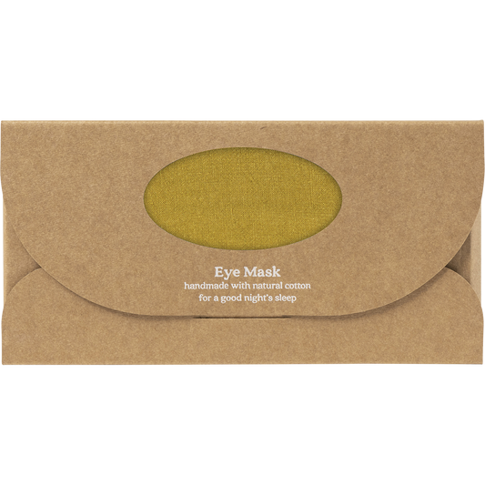 Wheatbags Love Eye Mask Luxe Linen Pistachio