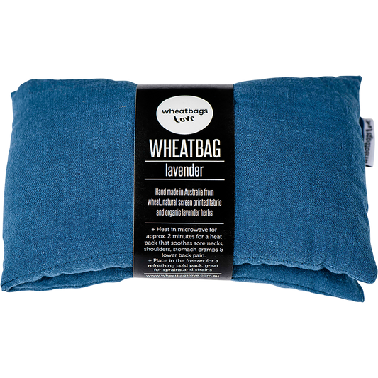 Wheatbags Love Wheatbag Luxe Linen Ocean Lavender Scented