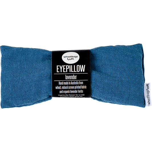 Wheatbags Love Eyepillow Luxe Linen Ocean Lavender Scented