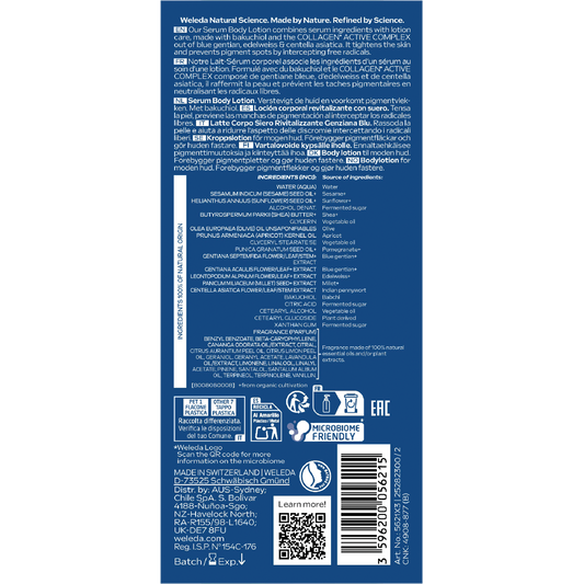 Weleda Revitalising Serum Body Lotion Blue Gentian