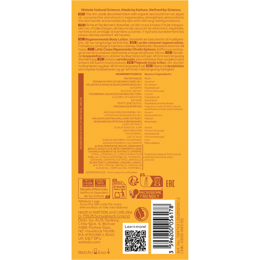 Weleda Regenerating Body Lotion Sea Buckthorn