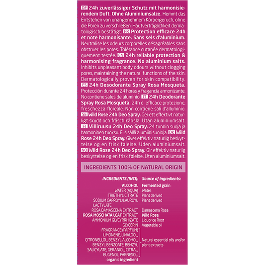 Weleda Deo Spray Floral Fresh Wild Rose