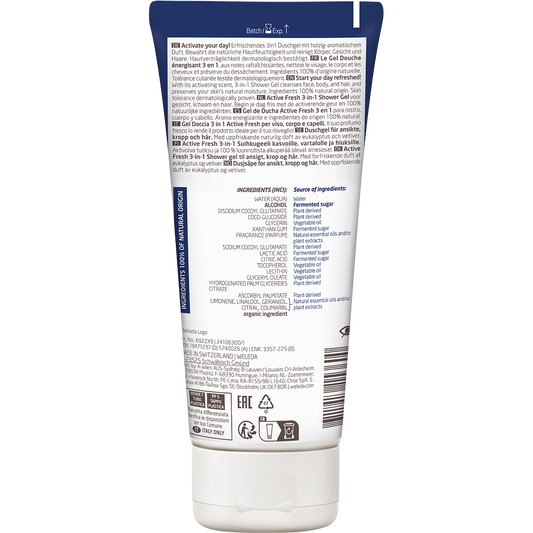 Weleda Active Fresh 3 in 1 Shower Gel Men