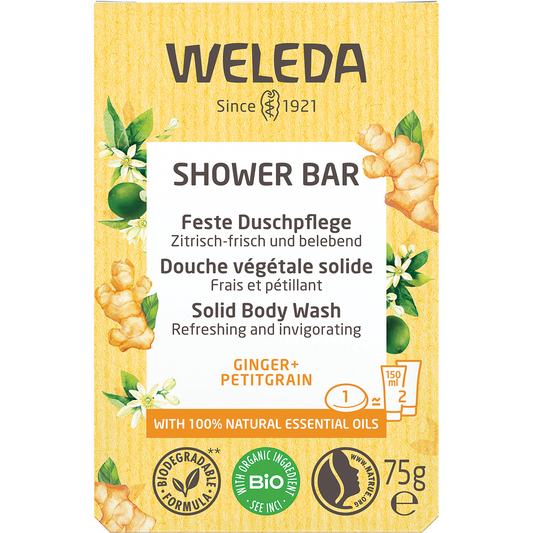 Weleda Shower Bar Ginger & Petitgrain