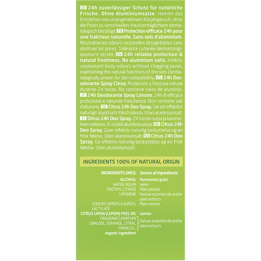 Weleda Deo Spray Citrus Fresh