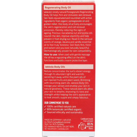 Weleda Regenerating Body Oil Pomegranate