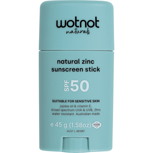 Wotnot Natural Zinc Sunscreen Stick SPF 50