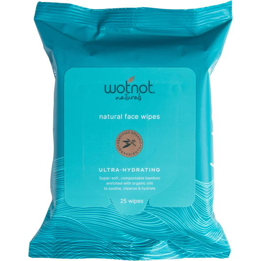 Wotnot Natural Face Wipes Ultra-Hydrating