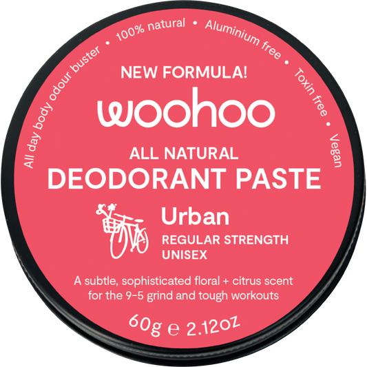 Woohoo Body Deodorant Paste Tin Urban Regular Strength