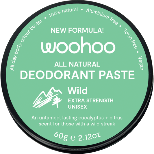 Woohoo Body Deodorant Paste Tin Wild Extra Strength