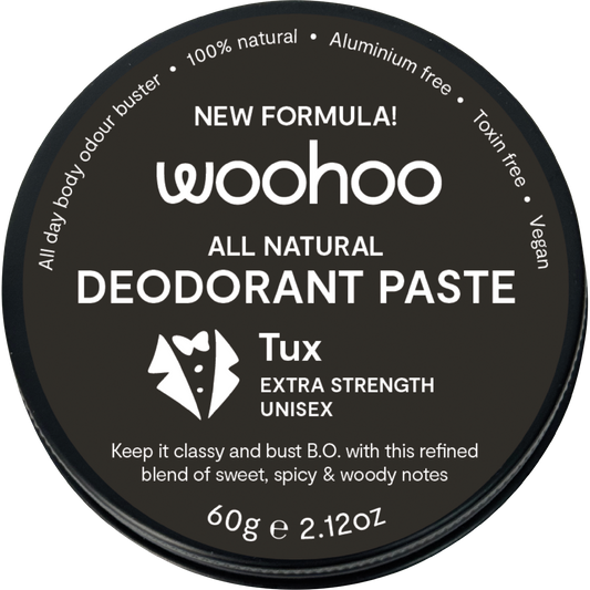 Woohoo Body Deodorant Paste Tin Tux Extra Strength