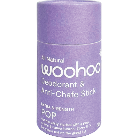 Woohoo Body Deodorant Stick Pop Extra Strength