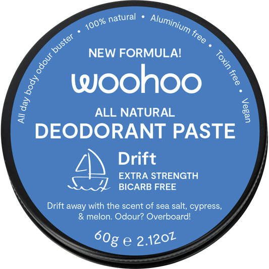 Woohoo Body Deodorant Paste Tin Drift Extra Strength